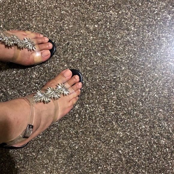 Shoes - Stone embellished heels